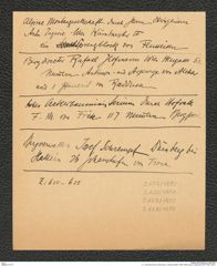 k.k. naturhistorisches Hofmuseum, Intendanzakten 1885-1896 (Hauer), Aktenzahl Z.627/1890, Seite 1